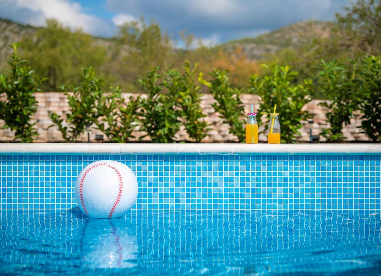 Central Dalmatian Pool&Grill House Gustirna Bagian luar foto